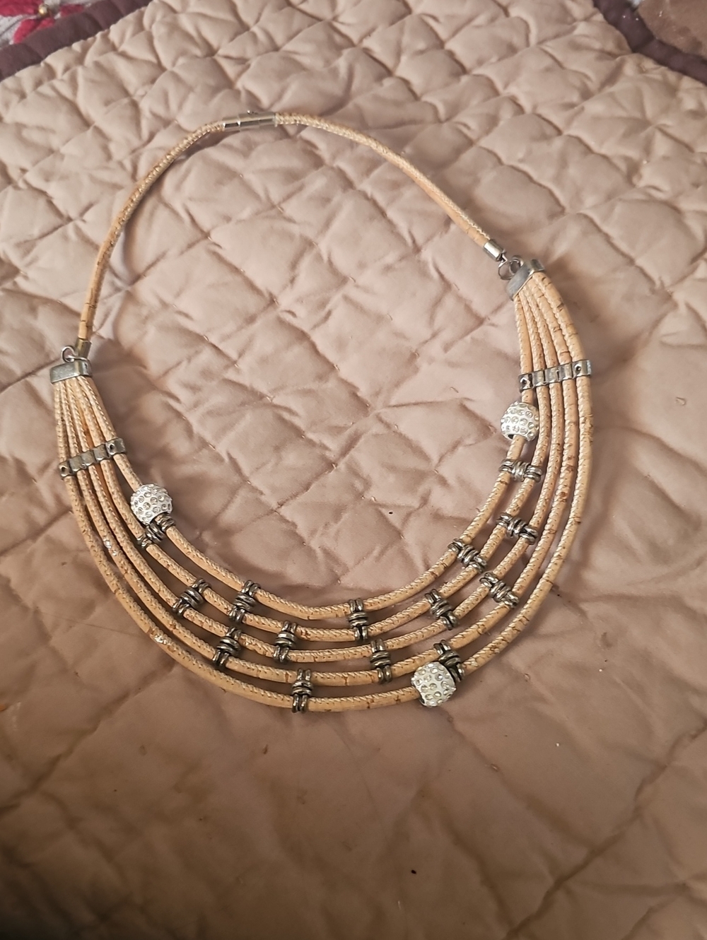 Corkforme Multi Strand Natural Necklace